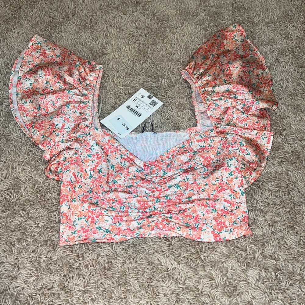 Zara Floral Top